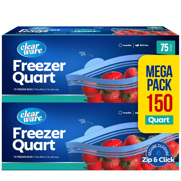 Quart Freezer Bags (150 Count)