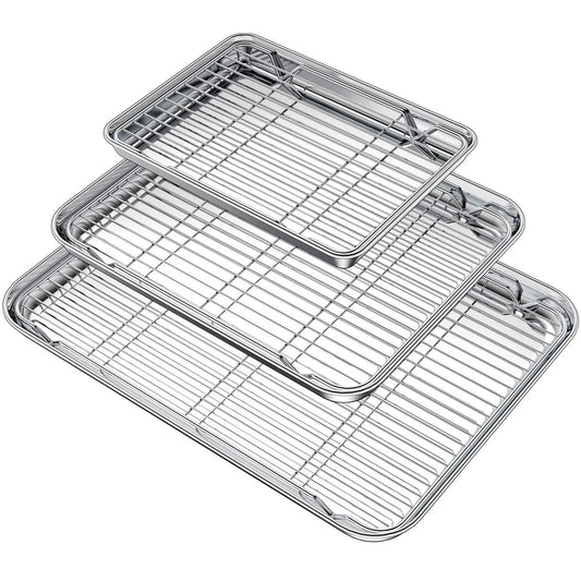Baking Sheet with Rack Set