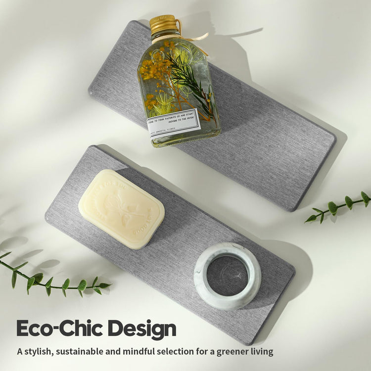 2PCS Bathroom Counter Vanity Trays (2 Count)