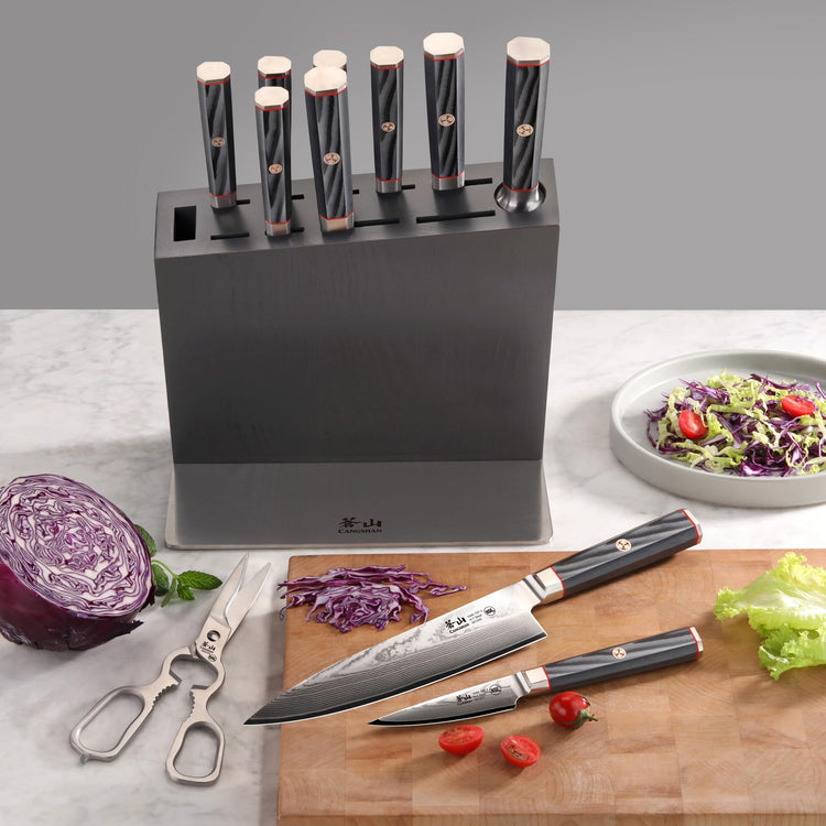 YARI Series HUA Knife HUA Block Set