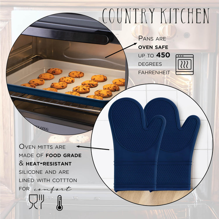 Nonstick Stackable Bakeware Set