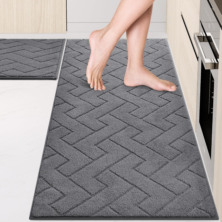 Kitchen Runner Rugs Set 24" x 36"+24" x 60"