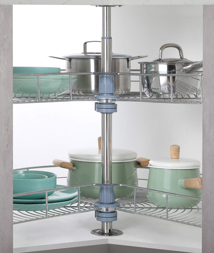 Dowell Base Cabinet Kidney Shape Dia.28 270° Lazy Susan