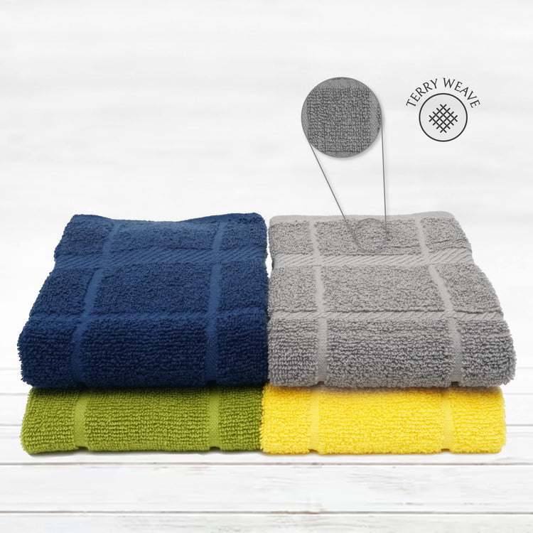100% Cotton Terry Dish Towels (4 Count)
