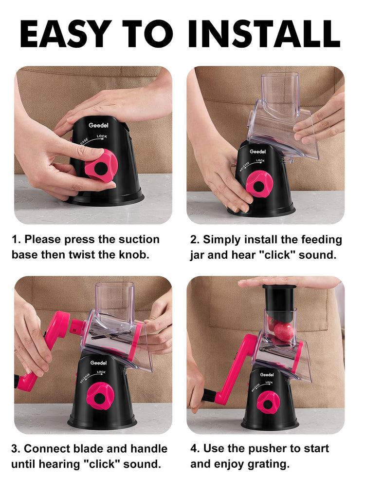 Rotary Cheese Grater Hand Crank
