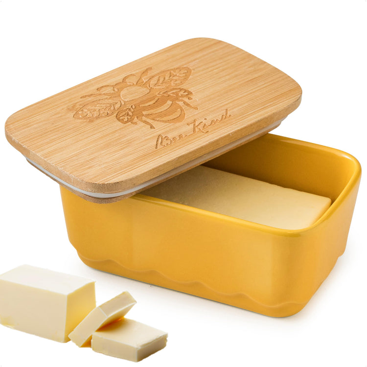Covered Butter Dish with Lid for Countertop