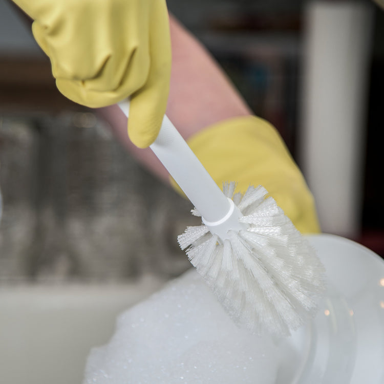 Dish Brush with Round Nylon Head