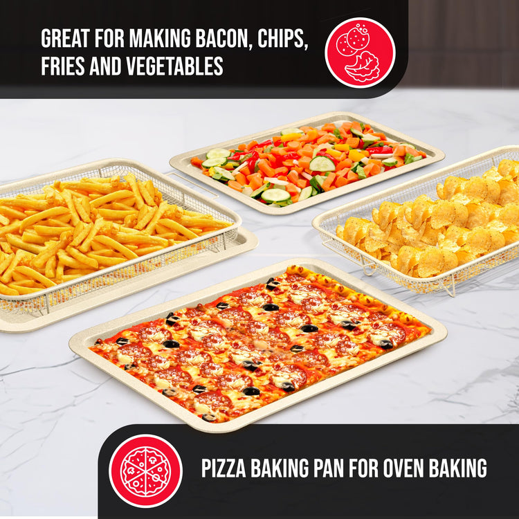 Crisper Tray White marble Coating (2 Count)