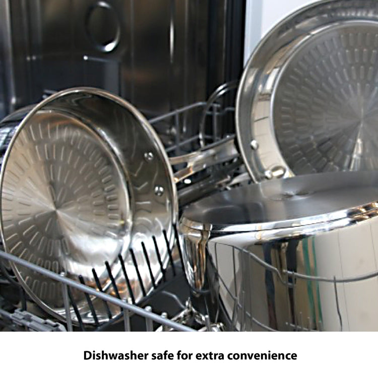Performa Stainless Steel Cookware Set 12 Piece Induction Oven Broiler Safe 500F Pots and Pans