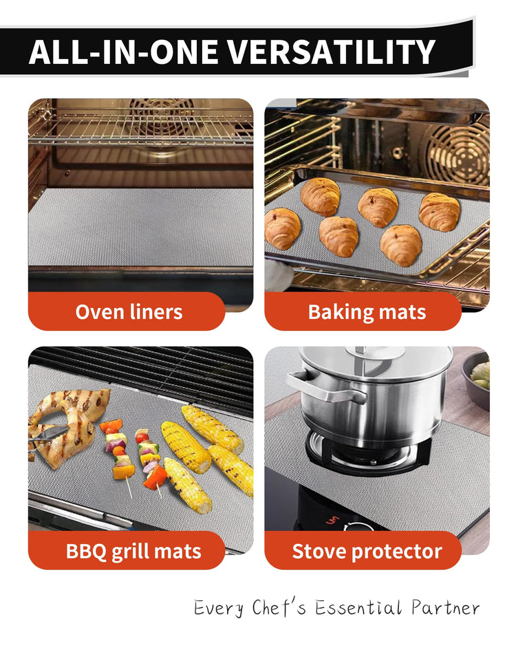 3 Pack Oven Liners for Bottom of Oven (3 Count)