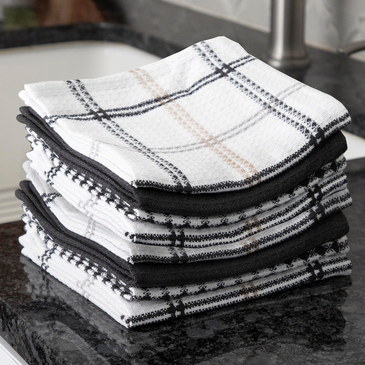 Premium Waffle Dish Cloths (8 Count)