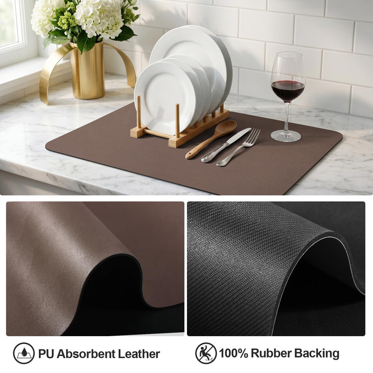 Dish Drying Mat for Kitchen Counter