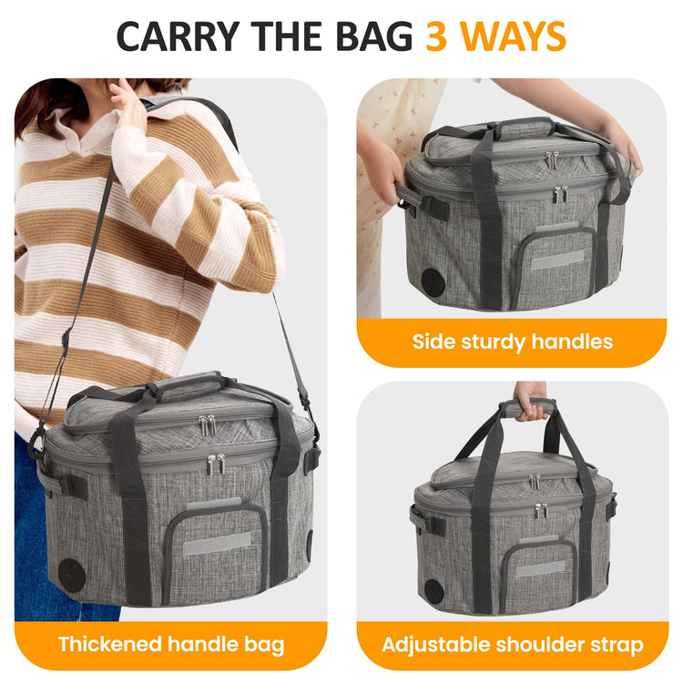 Portable Slow Cooker Bag Fits for 6