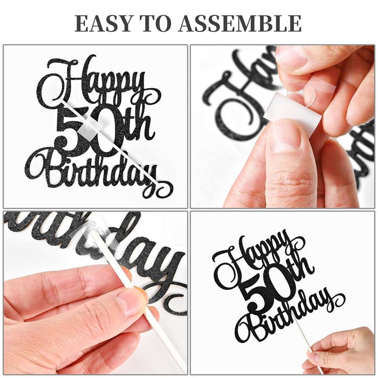 50th Birthday Cake Decorations