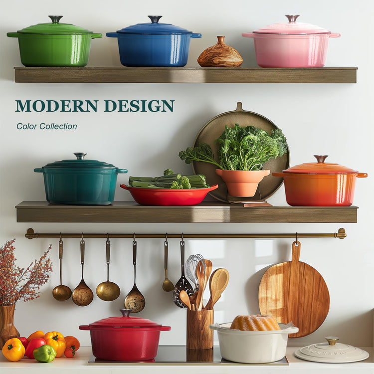 Enameled Cast Iron Dutch Oven