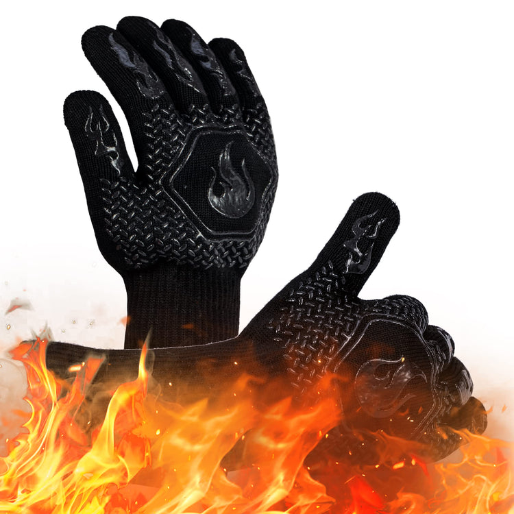 BBQ Gloves 1472F Heat Resistant Non (2 Count)