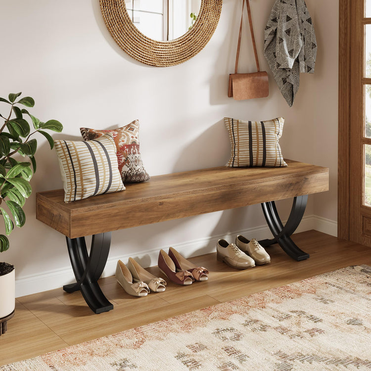 Entryway Shoe Bench