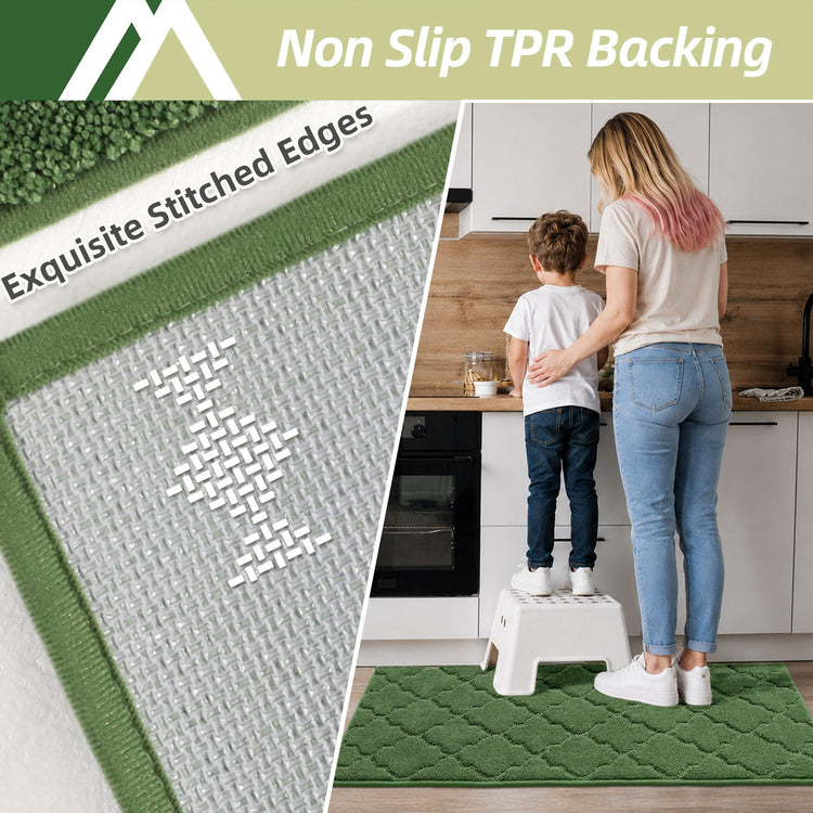 Kitchen Rugs Non Slip Washable 20"x48" (7 Sq Ft)