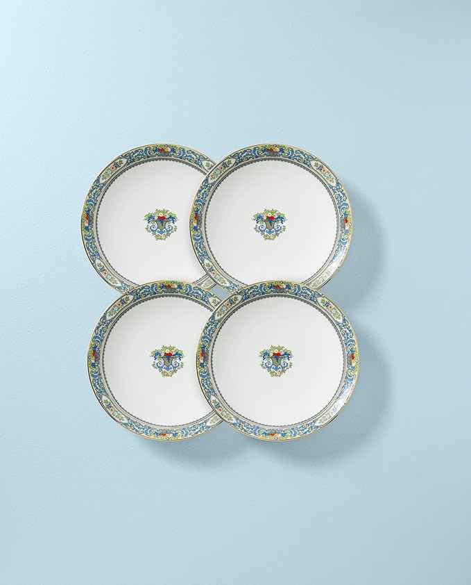 Lenox 893654 Autumn White 4-Piece Dinner Plate Set