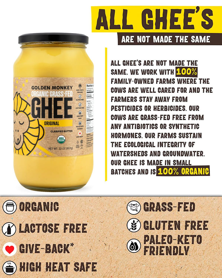 Organic Ghee Butter (32 Ounce)