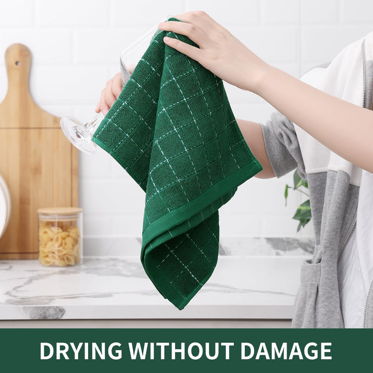 100% Cotton Terry Kitchen Towels (12 Count)