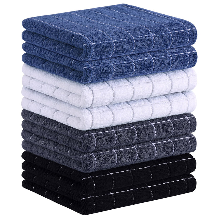 100% Cotton Terry Kitchen Towels (8 Count)