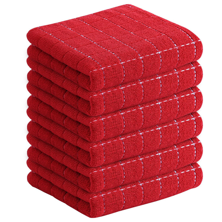 100% Cotton Terry Kitchen Towels (6 Count)