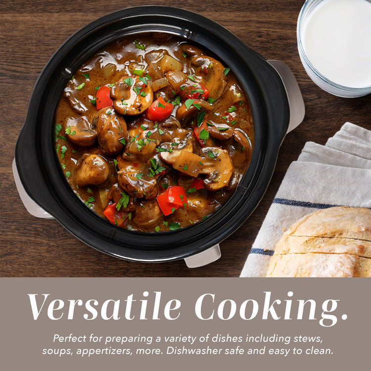 2QT Mini Electric Round Slow Cooker