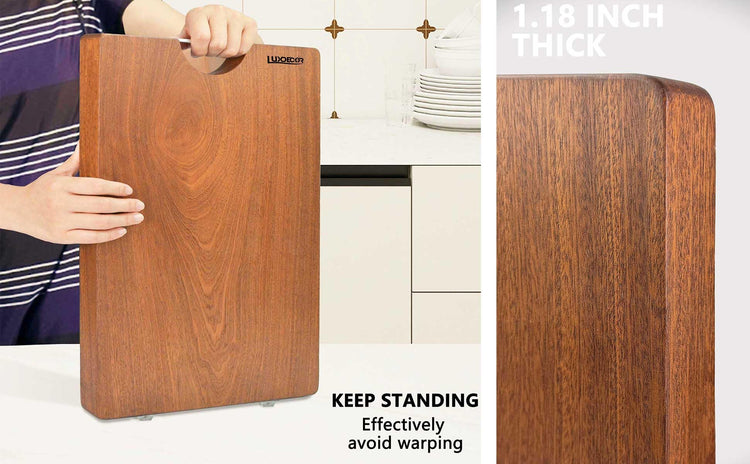 Solid Sapele Wood Cutting Board One