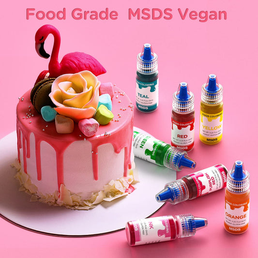 12 Color Food Coloring Set (3 Fl Oz)