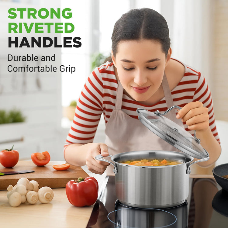 3 Quart Stainless Steel Soup Pot
