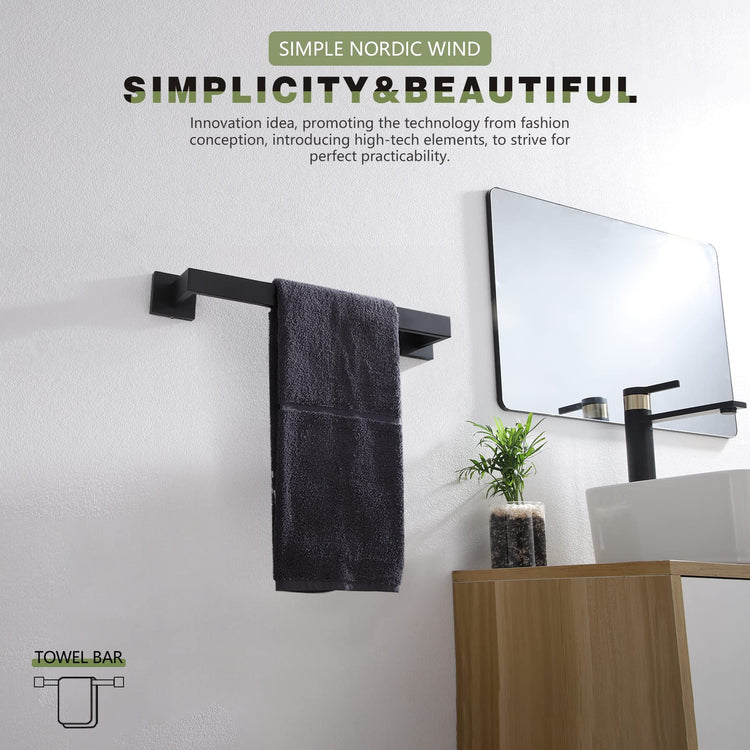 16 Inch Single Towel Bar
