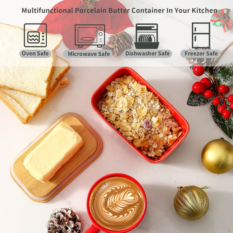 Ceramic Butter Dish with Lid
