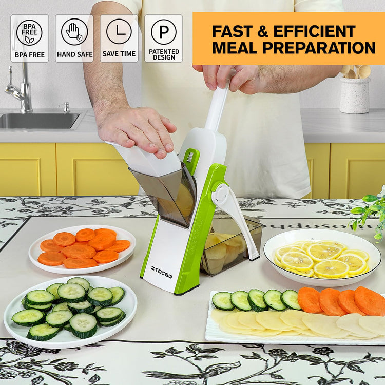Safe Mandoline Slicer for Kitchen