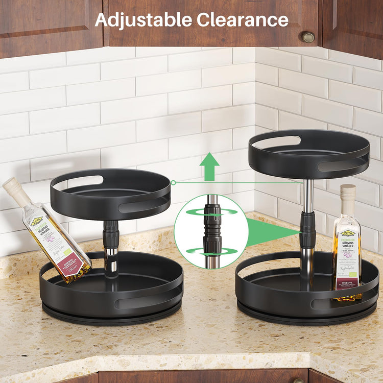 Lazy Susan Spice Rack Organizer for Cabinet