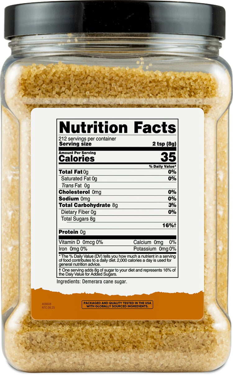 Pantry Unrefined Demerara Sugar (60.7 Ounce)