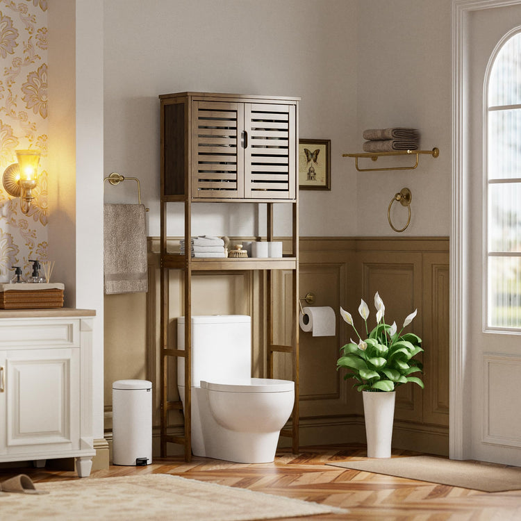 Bathroom Storage Shelf with Cabinet