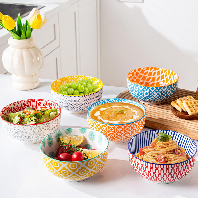 23 Oz Ceramic Soup Bowls Set of 6 (6 Count)