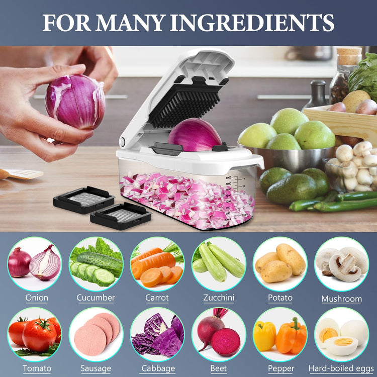 Chopper Vegetable Cutter with Container