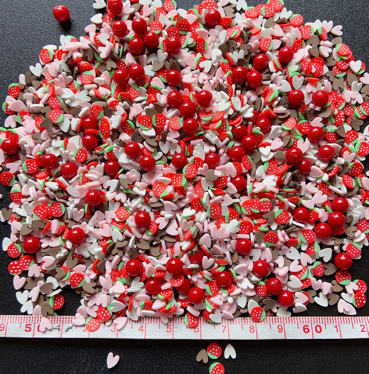 Fake Sprinkles Resin Sprinkles Fake Candy Sprinkles Clay Sprinkles Polymer Sprinkles Polymer Clay Slices for Nail Art DIY Crafts Cake Phone Case