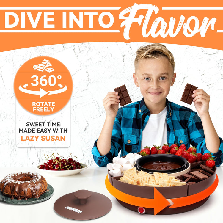 Cheese & Chocolate Fondue Machine