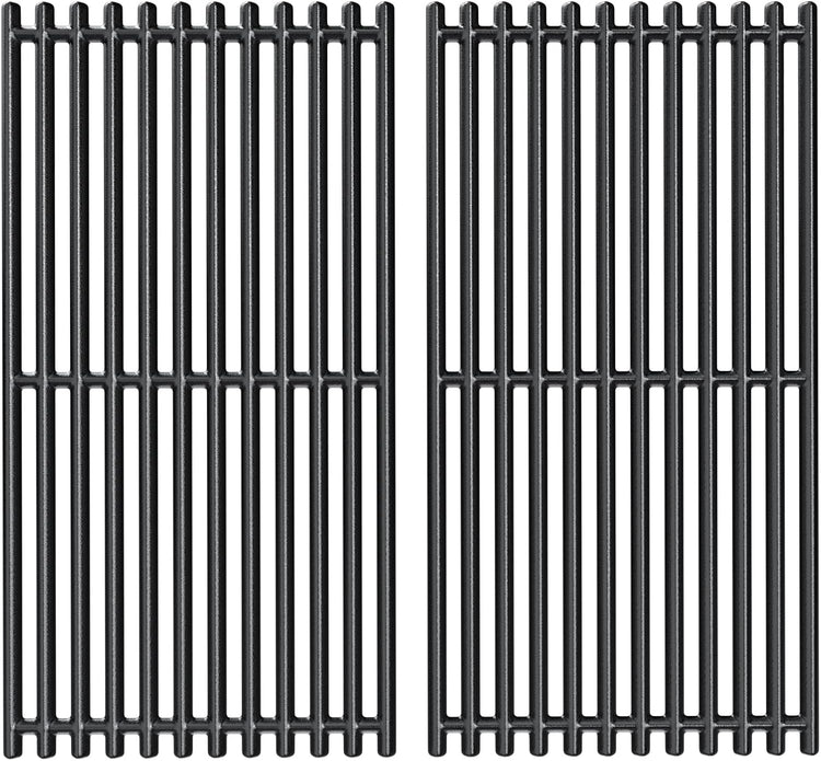 Uniflasy 17 x 8 3/4 Cast Iron Cooking Grate fits CharBroil Commercial 463644220 463632320 463642316 463245518 463630021 G369-0030-W2 2Burner Grill Replacement Part Grid for Nexgrill 720-0864M 720-0864