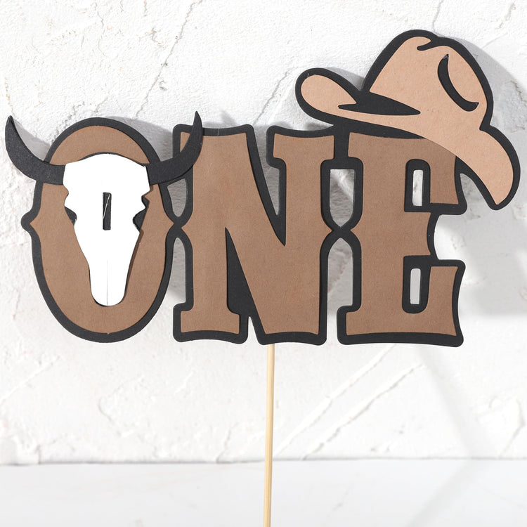 My First Rodeo Cake Topper
