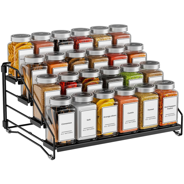 4 Tier Spice Rack for Cabinet