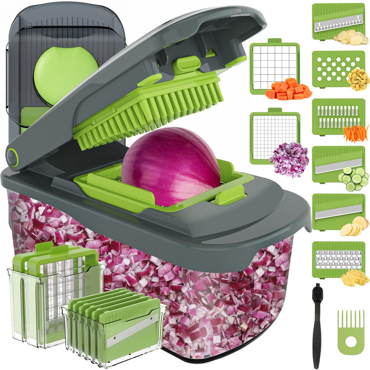 Vegetable Chopper with Container (8 Count)
