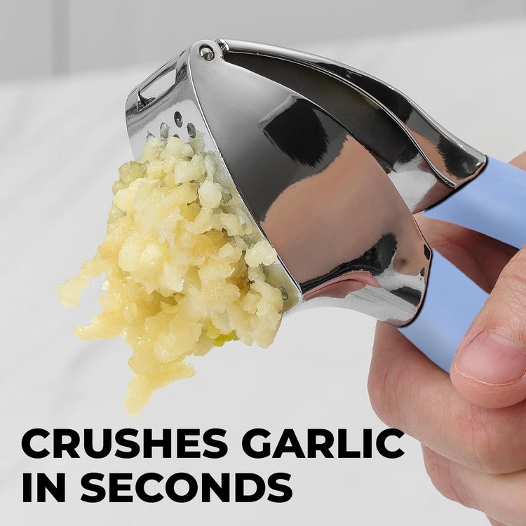 Metal Comfort Grip Garlic Press