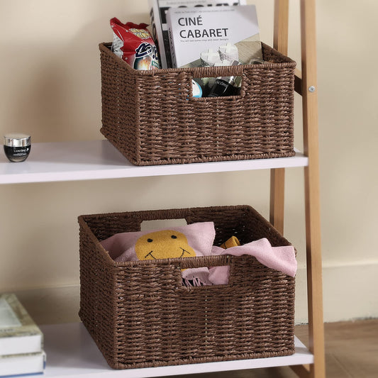 Storage Baskets for Organizing (2 Count)