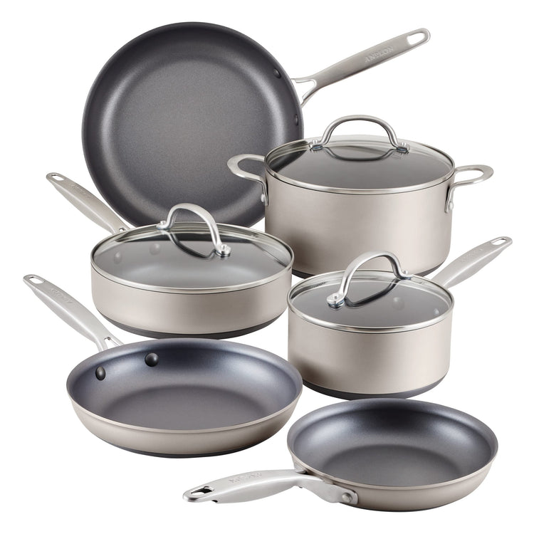 Achieve Hard Anodized Nonstick Cookware Pots and Pans Set