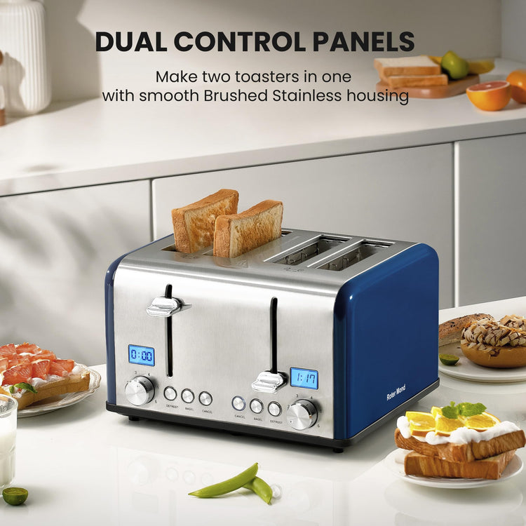 Countdown Stainless Steel 4 Slice Toaster with Bagel