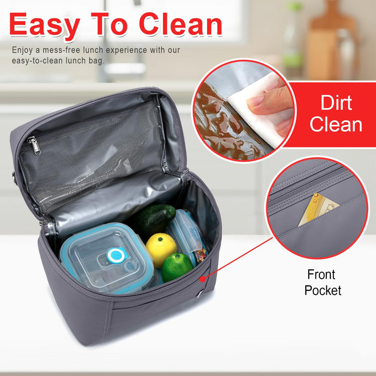 NOL 8L Insulated Lunch Bag for Women